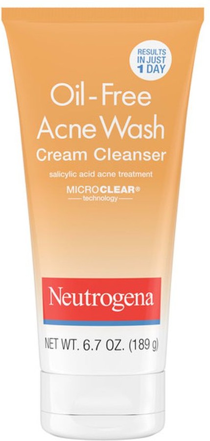 Oil-Free Acne Face Wash Cream Cleanser
