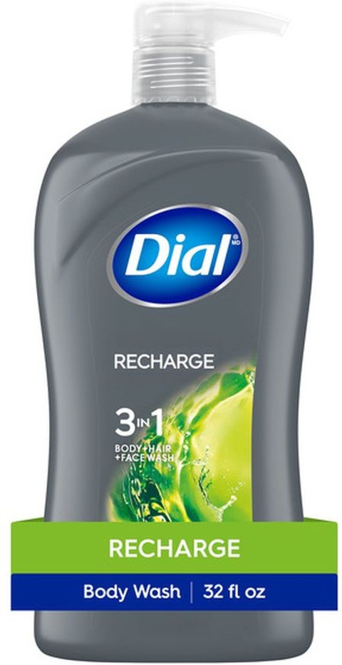 Body+Hair+Face Wash, Cedar Leaf, 3 in 1, Recharge