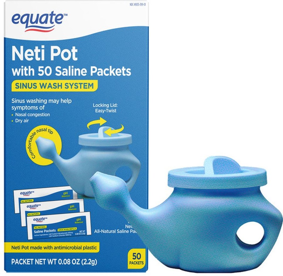 Neti Pot, with Saline Packets