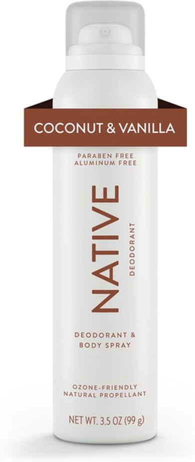 Deodorant & Body Spray, Coconut & Vanilla