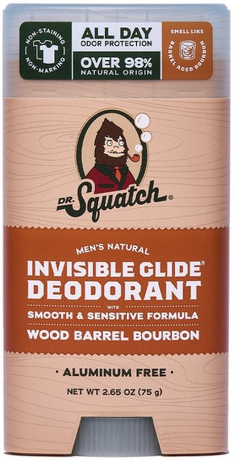 Deodorant, Natural, Wood Barrel Bourbon, Men's