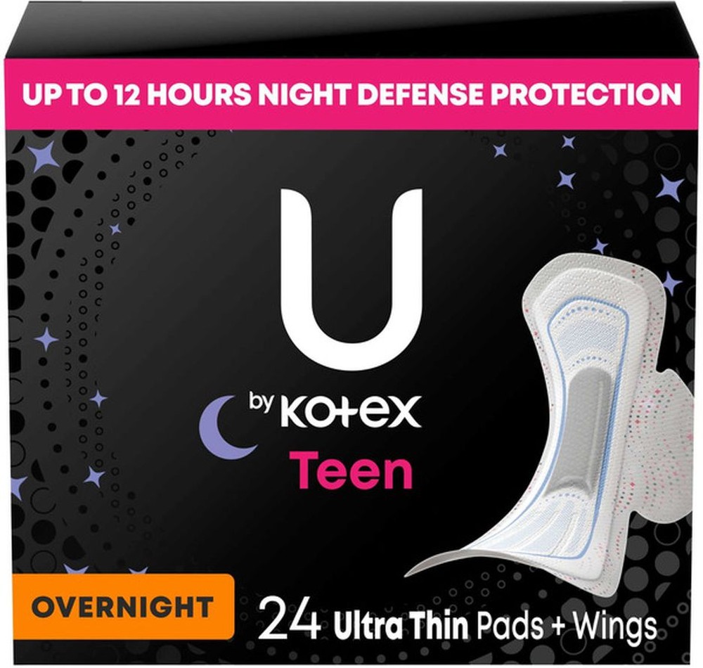 Balance Sized for Teens Ultra Thin Overnight Pads with Wings
