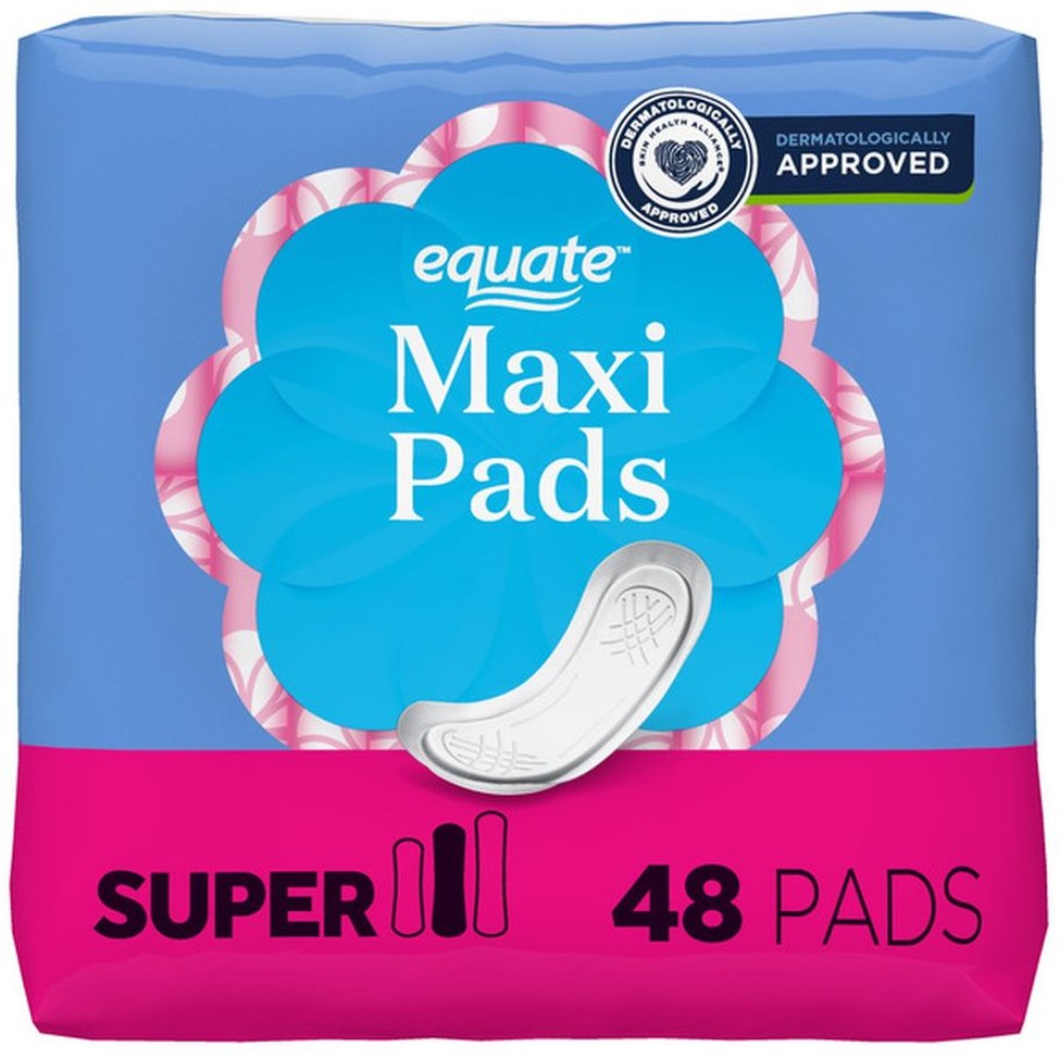Moderate Super Maxi Pads With Aloe