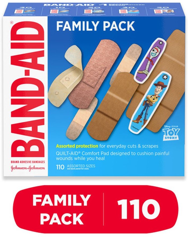 Adhesive Bandage Family Variety Pack, Assorted