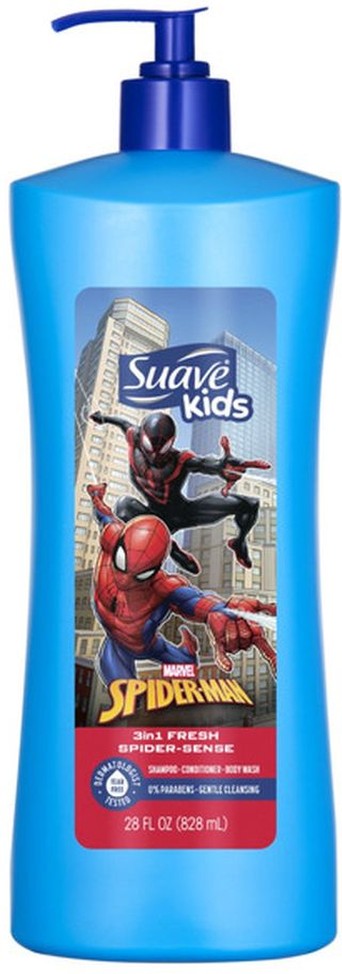 3 In 1 Shampoo Conditioner Body Wash Fresh Spider-Sense,