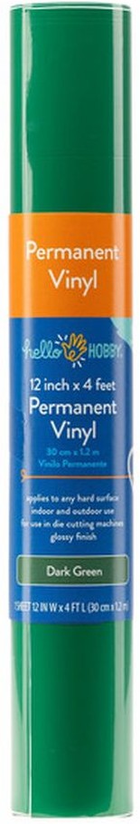 Permanent Craft Vinyl Roll - Dark Green
