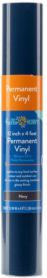 Permanent Craft Vinyl Roll - Navy