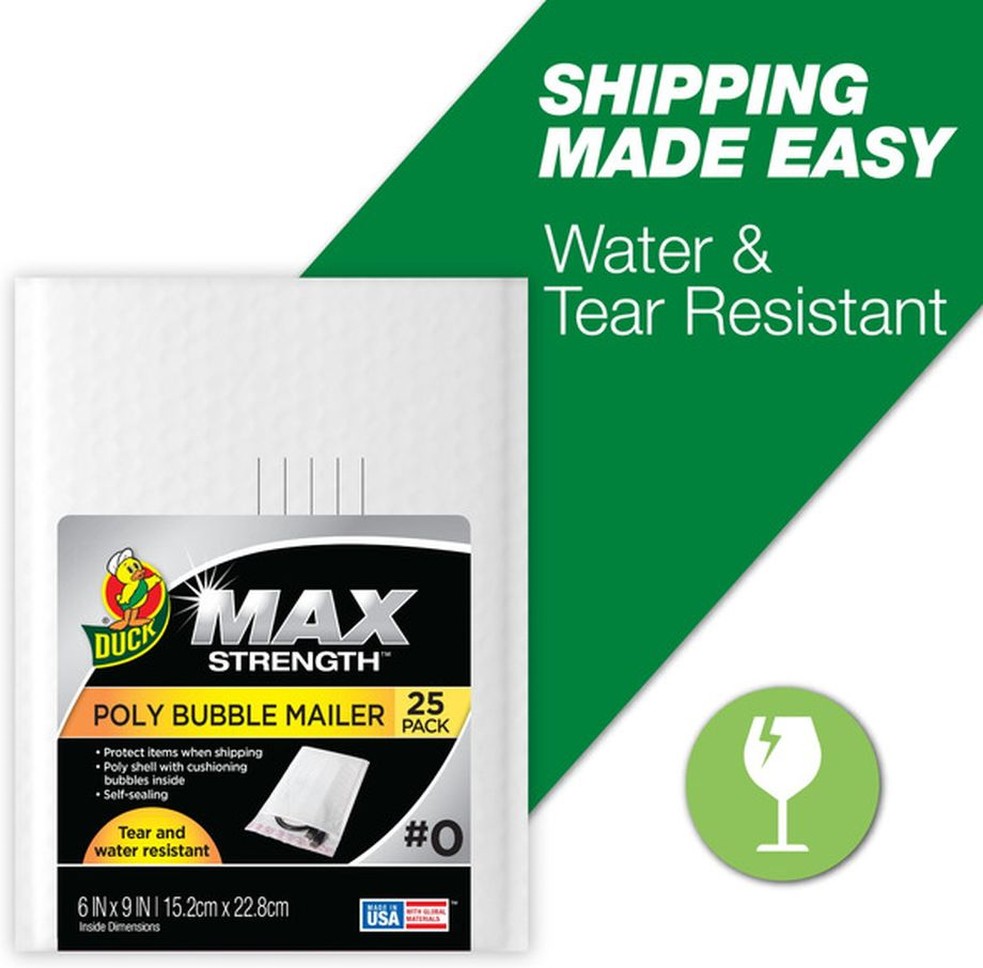 White Poly Bubble Mailer