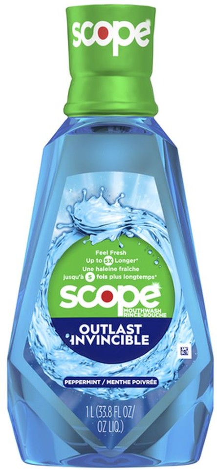 Outlast Mouthwash, Long Lasting Peppermint