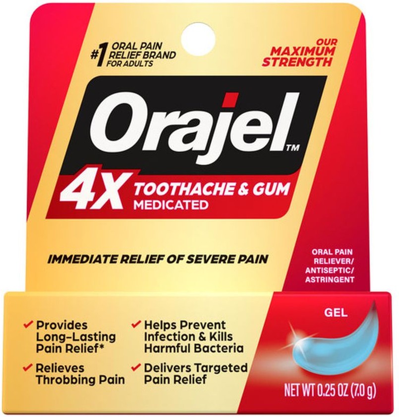 Medicated Toothache & Gum Instant Pain Relief Gel