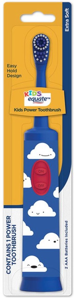 Kids' Power Toothbrush Battery Powered Toothbrush with Extra Soft Bristles