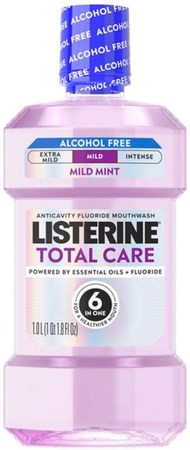 Total Care Zero Alcohol-Free Mouthwash, Fresh Mint