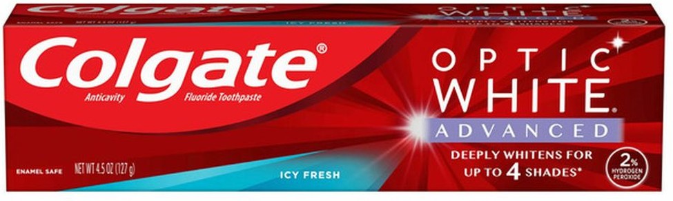 Optic White Advanced Teeth Whitening Toothpaste, Icy Fresh