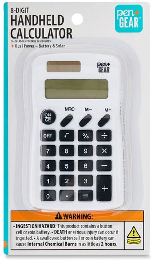 Scenery Electronics Limited 8-Digit White Office Handheld Calculator