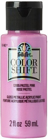 FolkArt Acrylic Pastel Premium Metallic Finish Paint - Pink Pastel