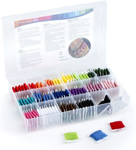 Organizer With Embroidery Floss Bobbins