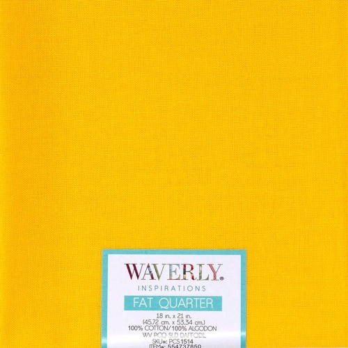 Cotton Fat Quarter Daffodil Fabric