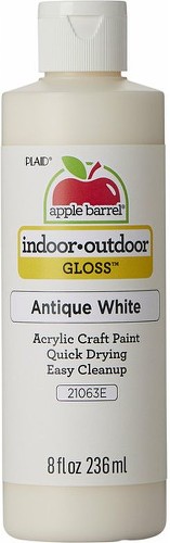 Gloss Finish Acrylic Craft Paint - Antique White