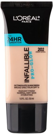 Pro-Glow SPF Foundation, 24HR Coverage, Creamy Natural