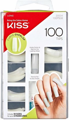 Nail Tips, Curve Overlap, Long Length