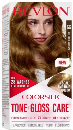 Revlon ColorSilk Demi Hair Color - Light Golden Brown