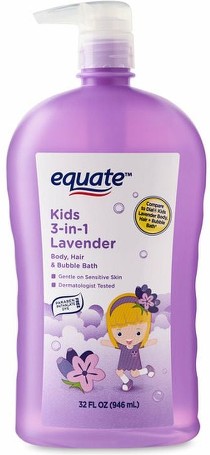 Kids 3-in-1 Body, Hair & Bubble Bath, Lavender