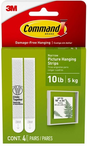 Picture Hanging Strips, Narrow