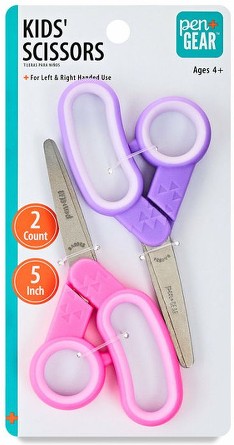 Blunt Scissors - Pink & Purple - 5"