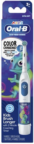Kid's Battery Powered Toothbrush, Ages 3+