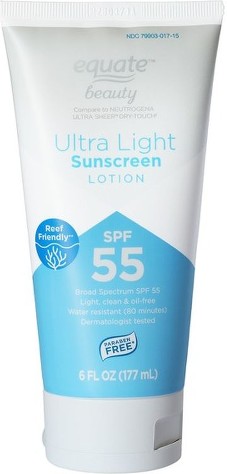 Ultra Light Broad Spectrum Spf 55 Sunscreen Lotion