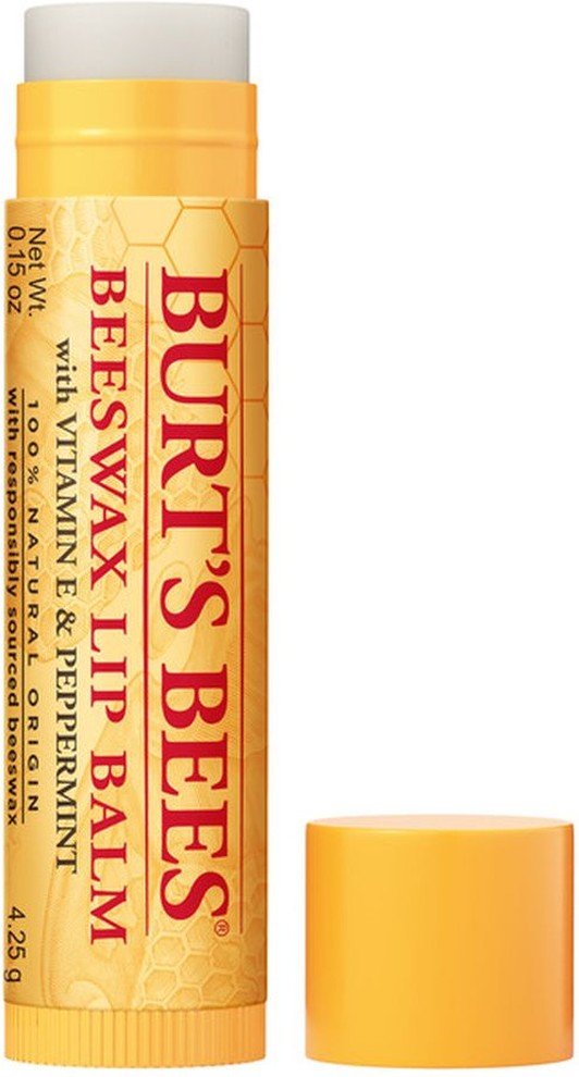100% Natural Origin Moisturizing Lip Balm, Original Beeswax