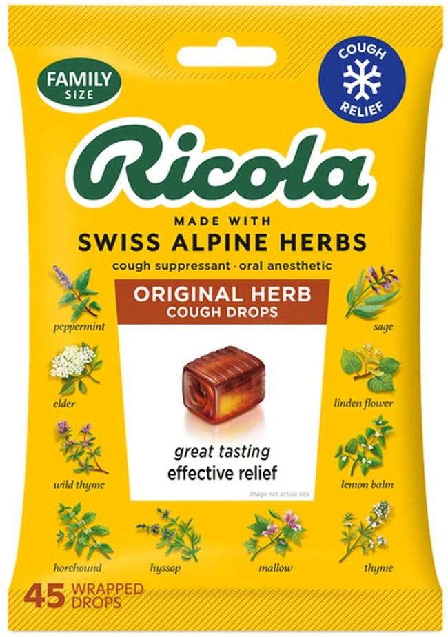 Cough Drops, Original Herb, Family Size