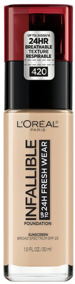 Up to 24 Hour Fresh Wear Foundation, Lightweight, True Beige