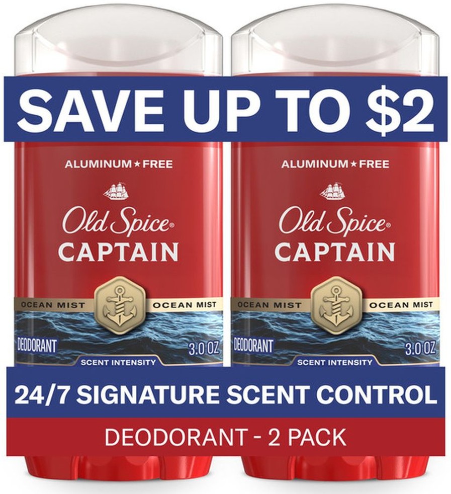 Red Collection Deodorant for Men, Captain Scent