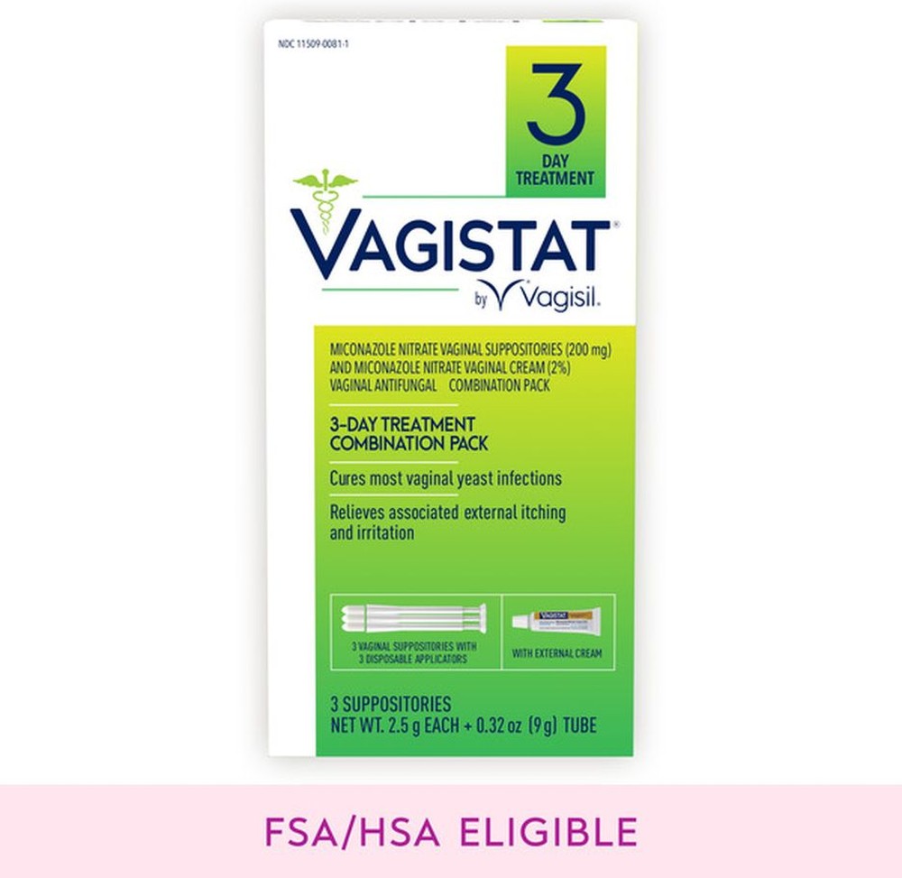 Vagistat By 3-day Treatment Cream Combination Pack