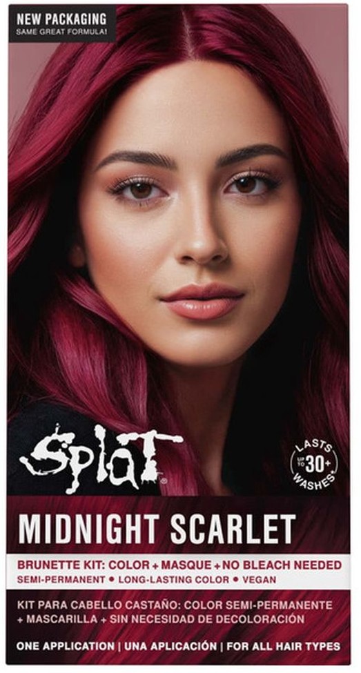 Hair Color, Midnight Scarlet, No Bleach Kit