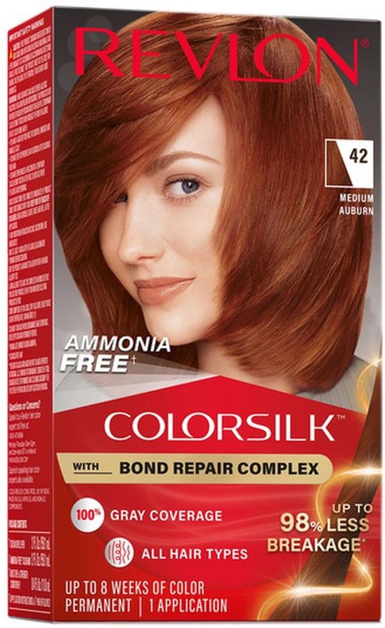 ColorSilk Permanent Hair Color - 042 Medium Auburn