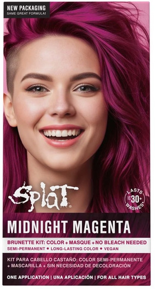 Hair Color, Midnight Magenta, No Bleach Kit