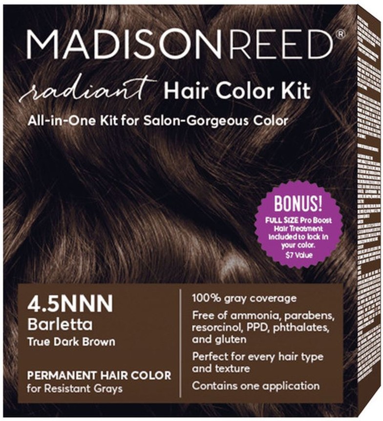 Radiant Hair Color Kit, Barletta Ture Dark Brown 4.5nnn