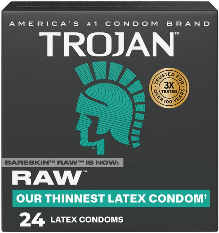 Bareskin Raw Condoms, Thin Condoms, Count Lubricated Condoms