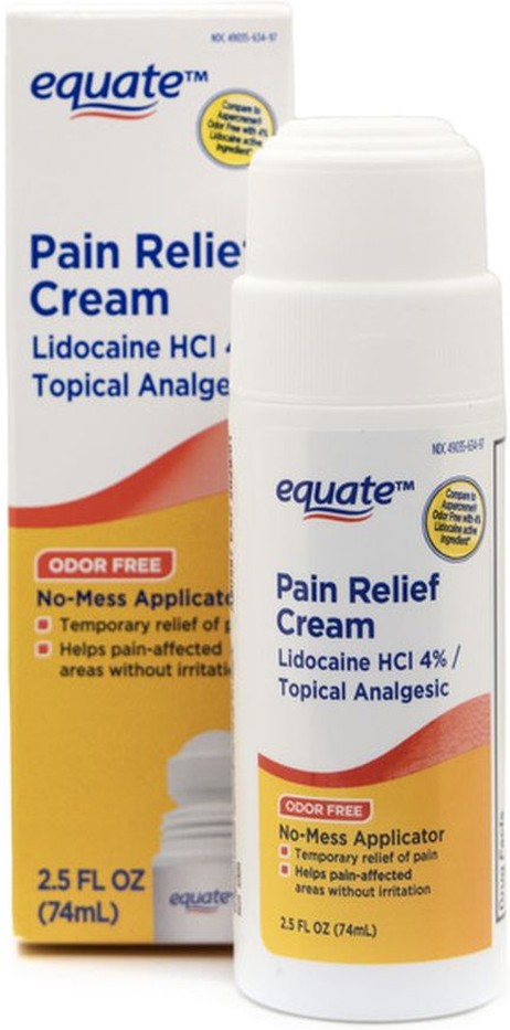 Maximum Strength 4% Lidocaine Hcl/topical Analgesic Pain Relief Cream