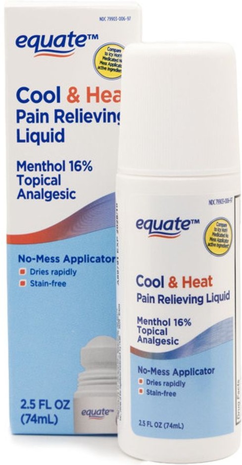 Maximum Strength Cool & Heat Menthol 16% Topical Analgesic Pain Relieving Liquid