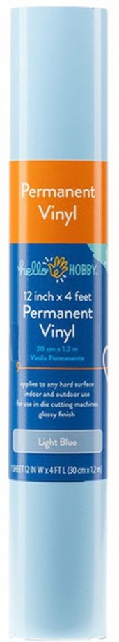 Permanent Craft Vinyl Roll - Light Blue