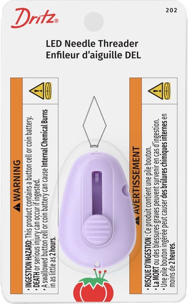 Plastic Green LED Lighted Needle Threader
