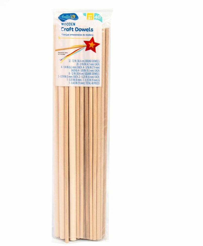Wooden Craft Dowels