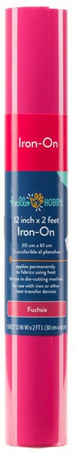 Iron-On Vinyl Roll - Fuscia