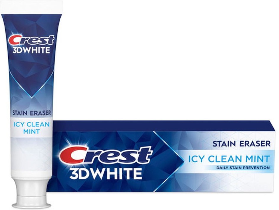 3D White Stain Eraser Toothpaste, Icy Clean Mint