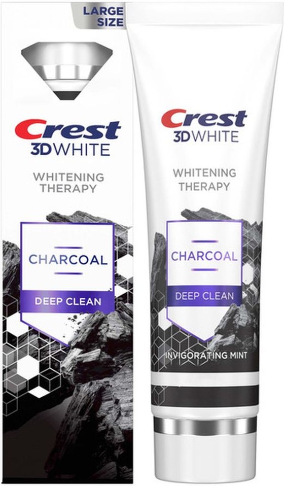 3D White Whitening Therapy Charcoal Deep Clean