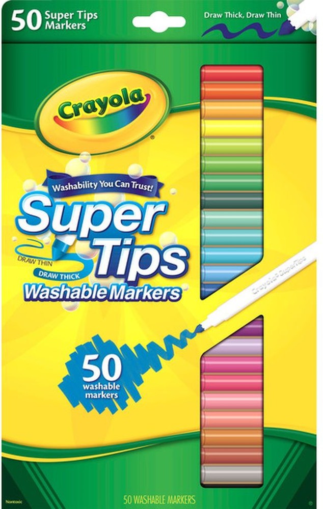 Washable Super Tips Markers