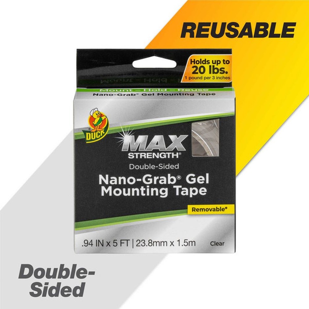 94" x 7' Max Strength Nano Grab Acrylic Gel Mounting Tape